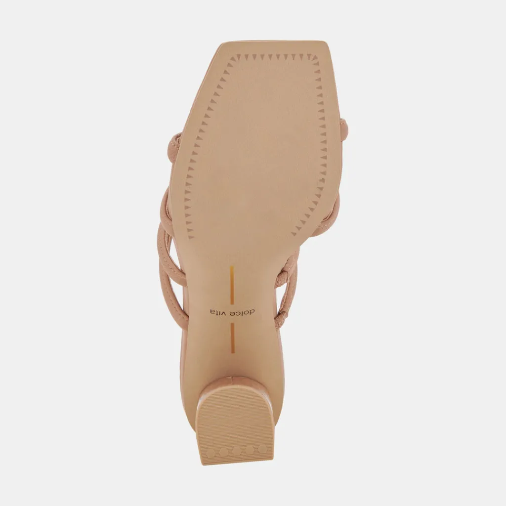 DOLCE VITA Sandals*Patsi Wide Heels Cafe Leather