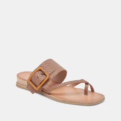 DOLCE VITA Sandals*Perris Sandals Cafe Embossed Leather