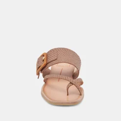 DOLCE VITA Sandals*Perris Sandals Cafe Embossed Leather