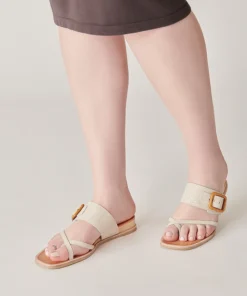 DOLCE VITA Sandals*Perris Sandals Ivory Embossed Leather