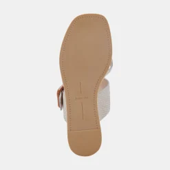DOLCE VITA Sandals*Perris Sandals Ivory Embossed Leather