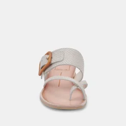 DOLCE VITA Sandals*Perris Sandals Ivory Embossed Leather