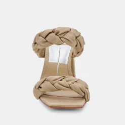 DOLCE VITA Heels*Pheby Heels Khaki Silk