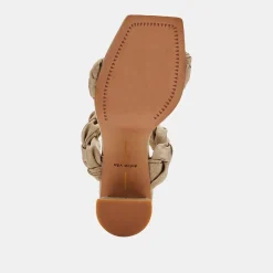DOLCE VITA Heels*Pheby Heels Khaki Silk