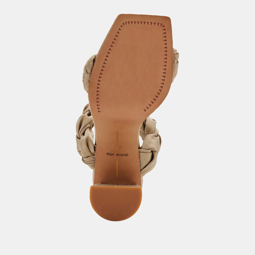 DOLCE VITA Heels*Pheby Heels Khaki Silk