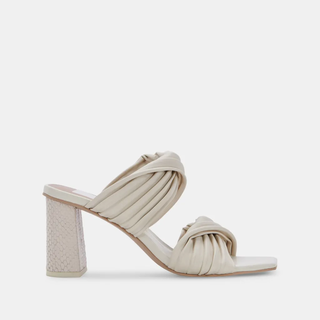 DOLCE VITA Sandals*Pilton Wide Heels Ivory Stella