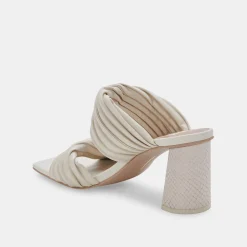 DOLCE VITA Sandals*Pilton Wide Heels Ivory Stella