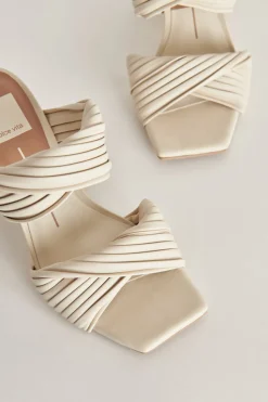 DOLCE VITA Sandals*Pilton Wide Heels Ivory Stella