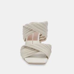 DOLCE VITA Sandals*Pilton Wide Heels Ivory Stella