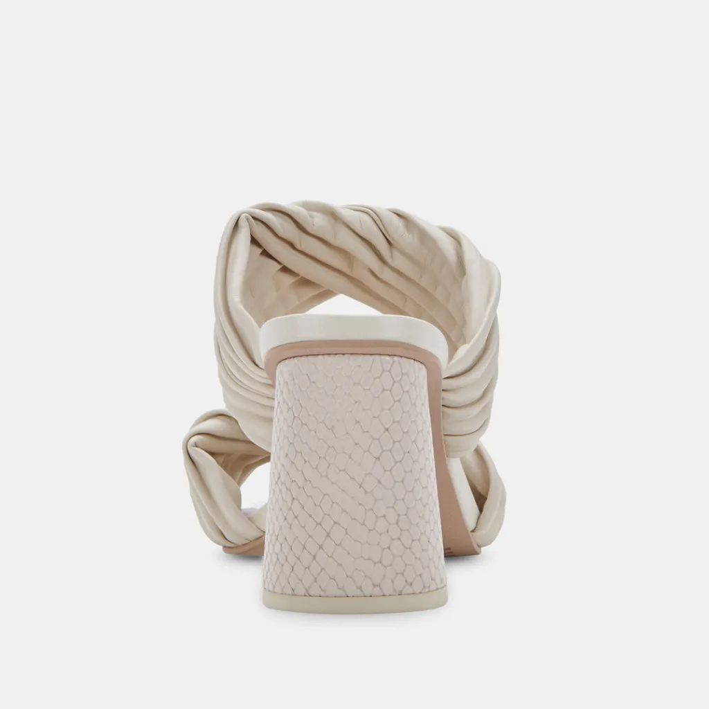 DOLCE VITA Sandals*Pilton Wide Heels Ivory Stella