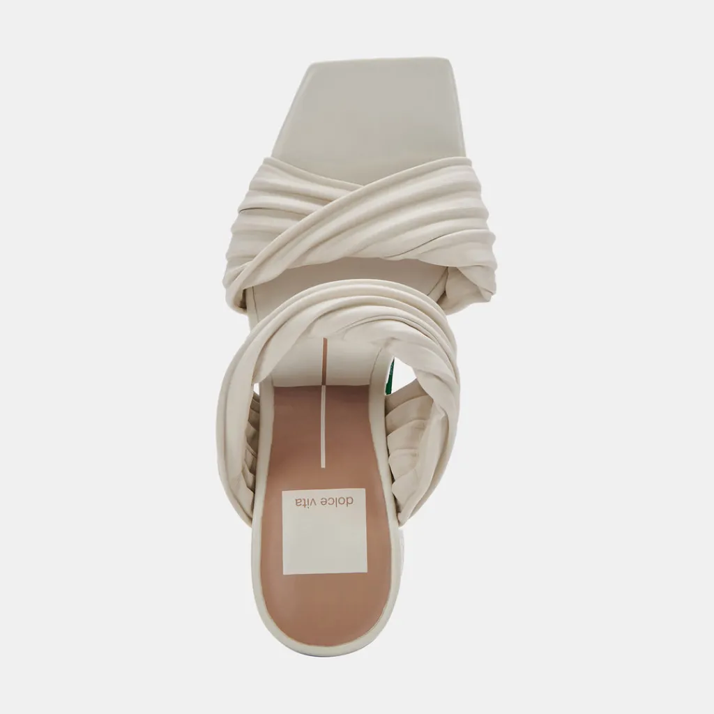 DOLCE VITA Sandals*Pilton Wide Heels Ivory Stella