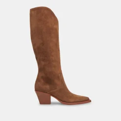 DOLCE VITA Boots & Booties*Raj Wide Calf Boots Brown Suede