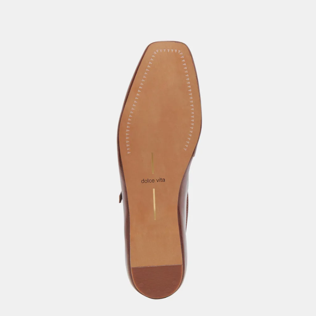 DOLCE VITA Flats & Loafers*Reyes Ballet Flats Brown Crinkle Patent