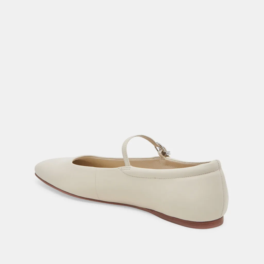DOLCE VITA Flats & Loafers*Reyes Ballet Flats Ivory Leather