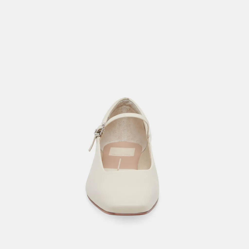 DOLCE VITA Flats & Loafers*Reyes Ballet Flats Ivory Leather