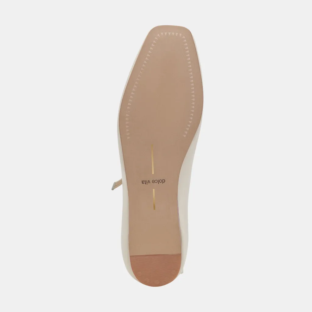 DOLCE VITA Flats & Loafers*Reyes Ballet Flats Ivory Leather