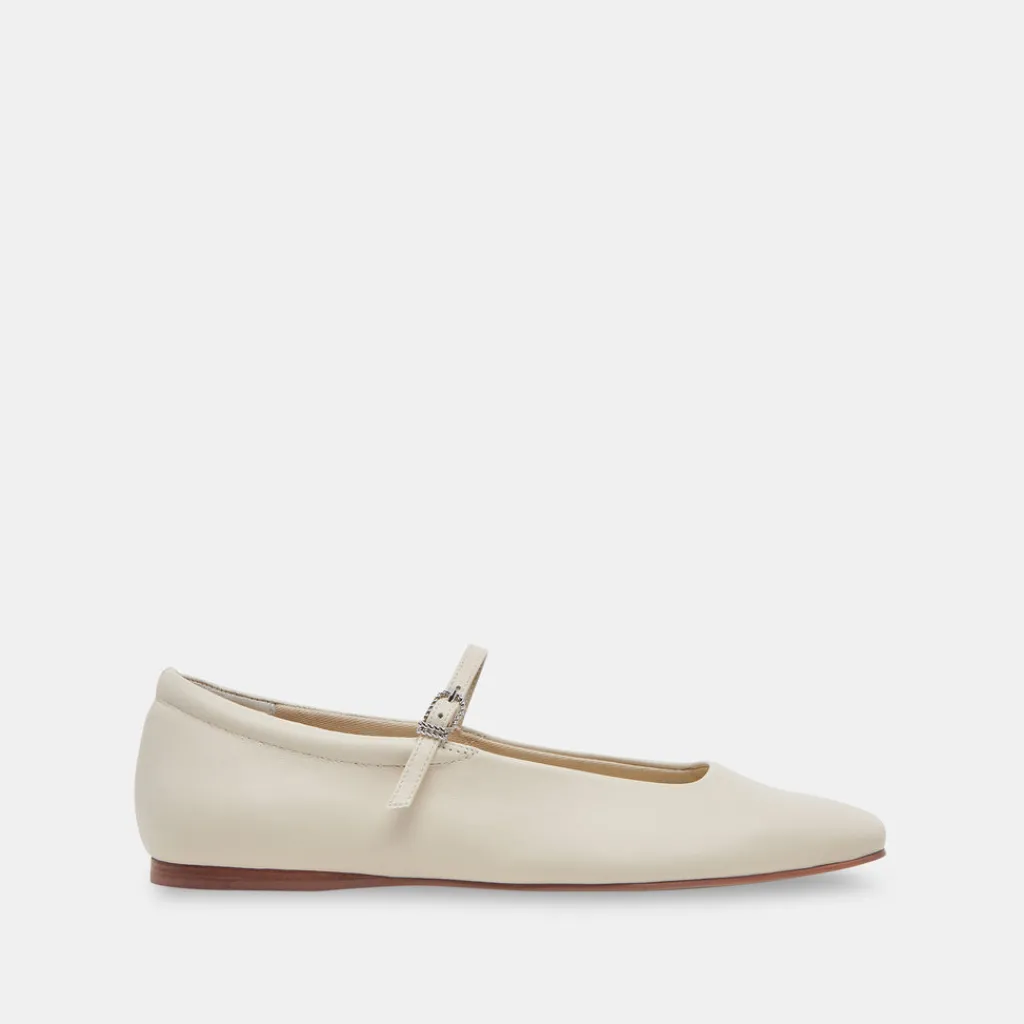 DOLCE VITA Flats & Loafers*Reyes Ballet Flats Ivory Leather