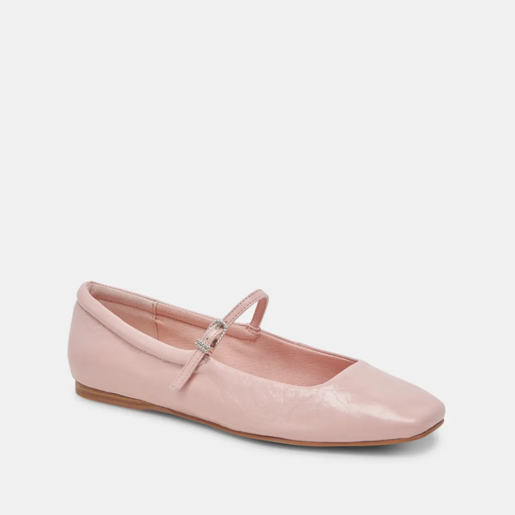 DOLCE VITA Flats & Loafers*Reyes Ballet Flats Pink Crinkle Patent
