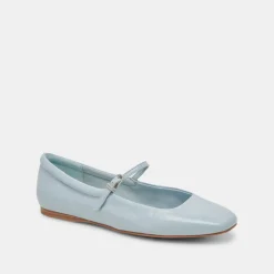 DOLCE VITA Flats & Loafers*Reyes Ballet Flats Sky Blue Crinkle Patent