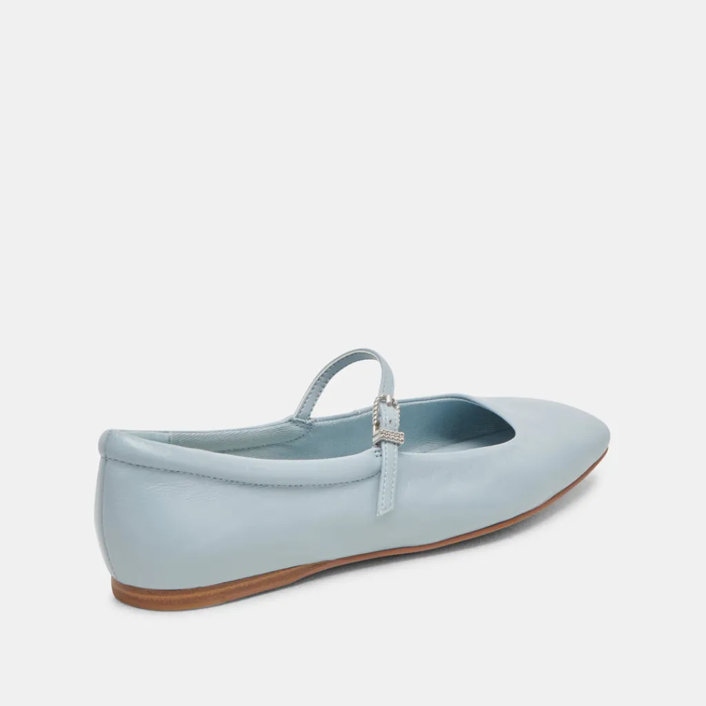 DOLCE VITA Flats & Loafers*Reyes Ballet Flats Sky Blue Crinkle Patent