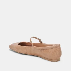 DOLCE VITA Flats & Loafers*Reyes Ballet Flats Toffee Snake Embossed