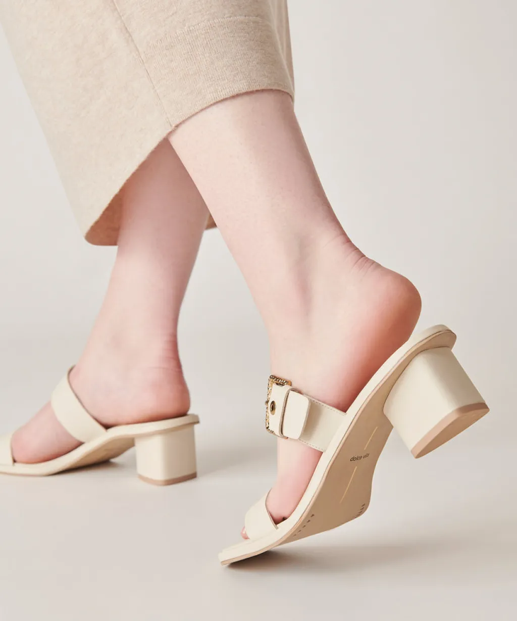 DOLCE VITA Sandals*Riva Sandals Ivory Leather