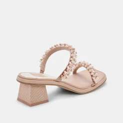 DOLCE VITA Heels*River Pearl Heels Blush Multi Pearls