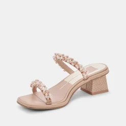 DOLCE VITA Heels*River Pearl Heels Blush Multi Pearls