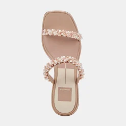 DOLCE VITA Heels*River Pearl Heels Blush Multi Pearls