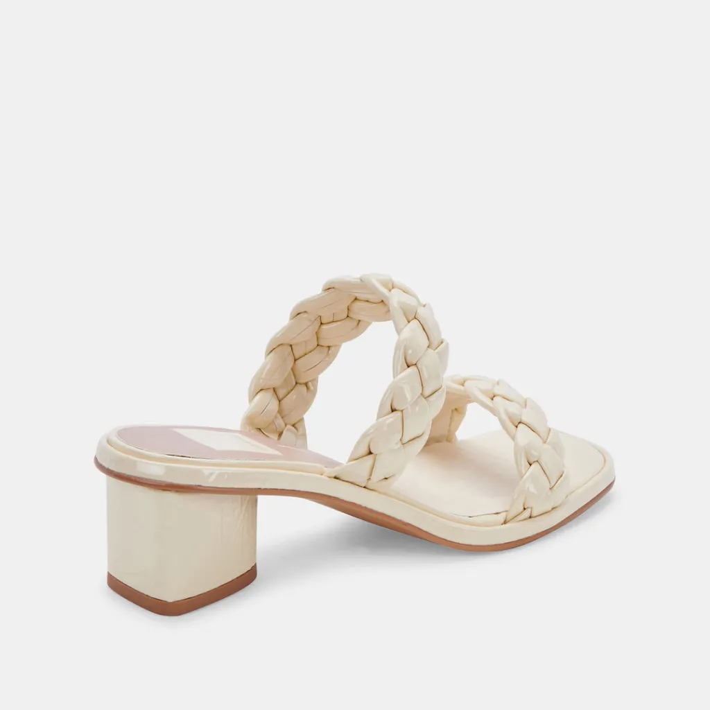 DOLCE VITA Heels*Ronin Sandals Bone Patent Stella