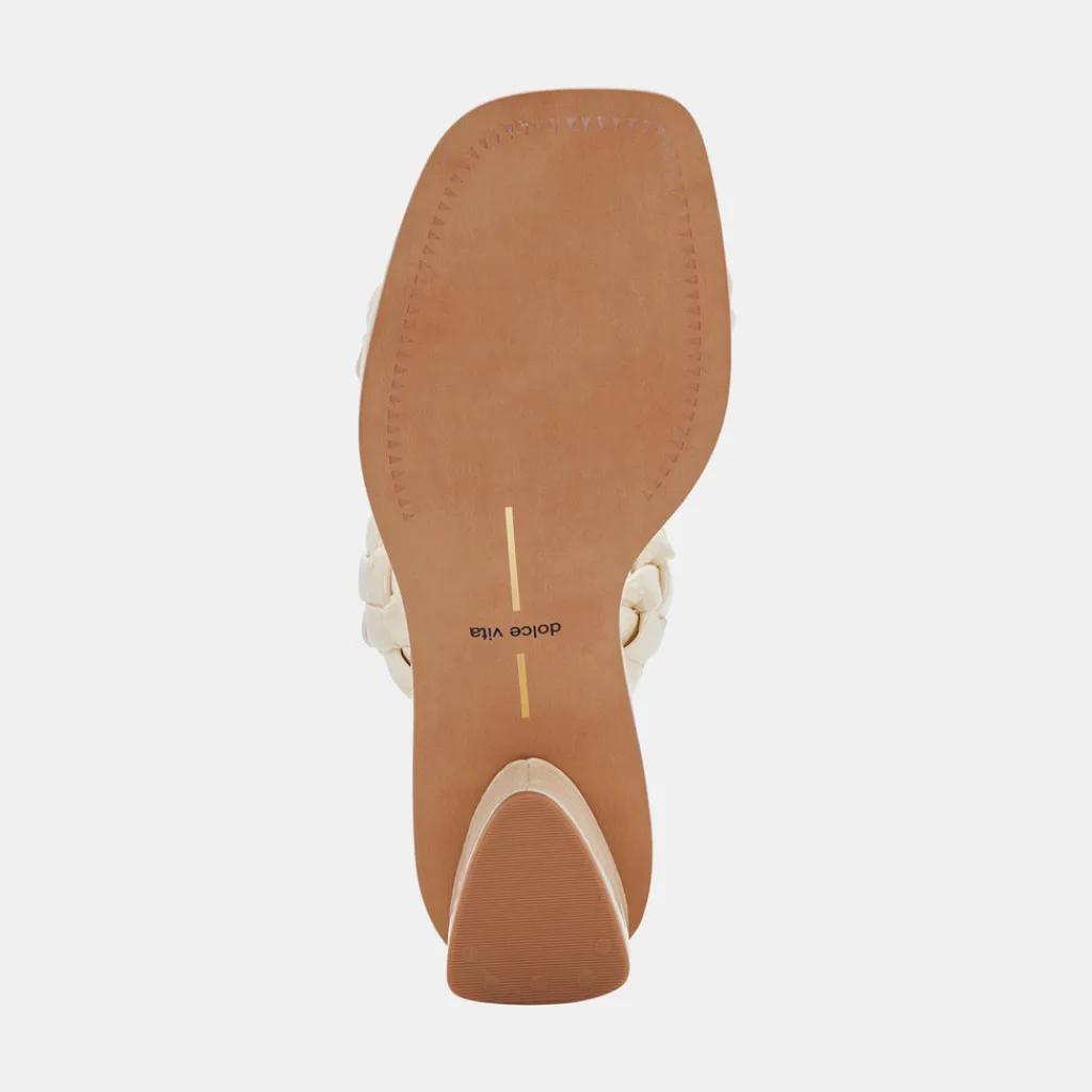 DOLCE VITA Heels*Ronin Sandals Bone Patent Stella
