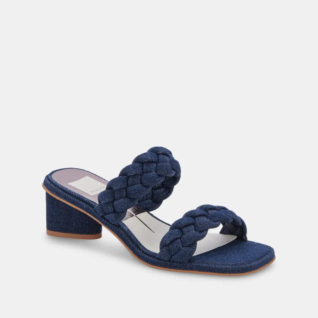 DOLCE VITA Heels*Ronin Sandals Indigo Denim