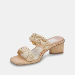 DOLCE VITA Heels*Ronin Sandals Lt Natural Raffia