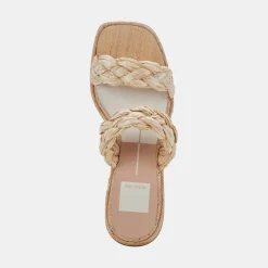 DOLCE VITA Heels*Ronin Sandals Lt Natural Raffia
