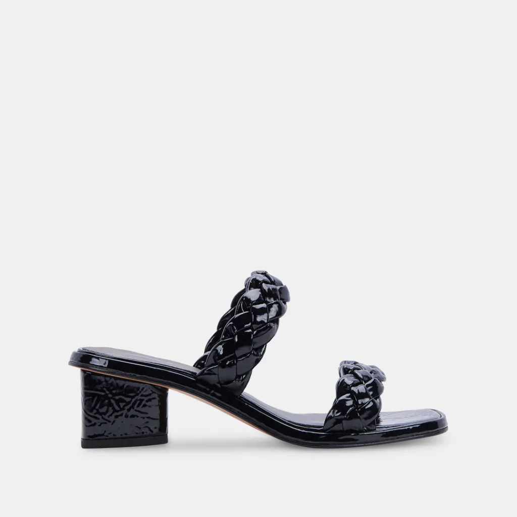 DOLCE VITA Heels*Ronin Sandals Midnight Patent Stella