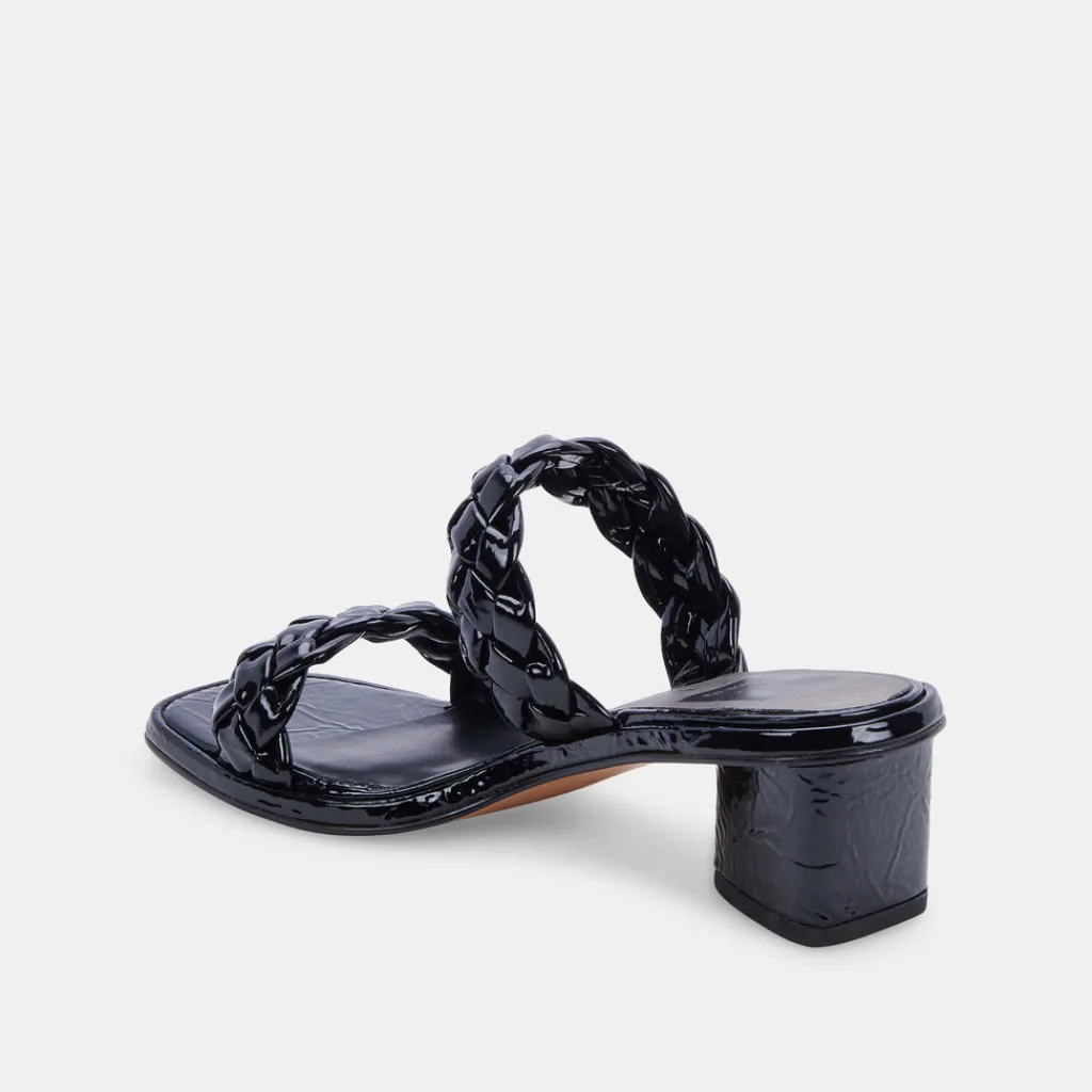DOLCE VITA Heels*Ronin Sandals Midnight Patent Stella