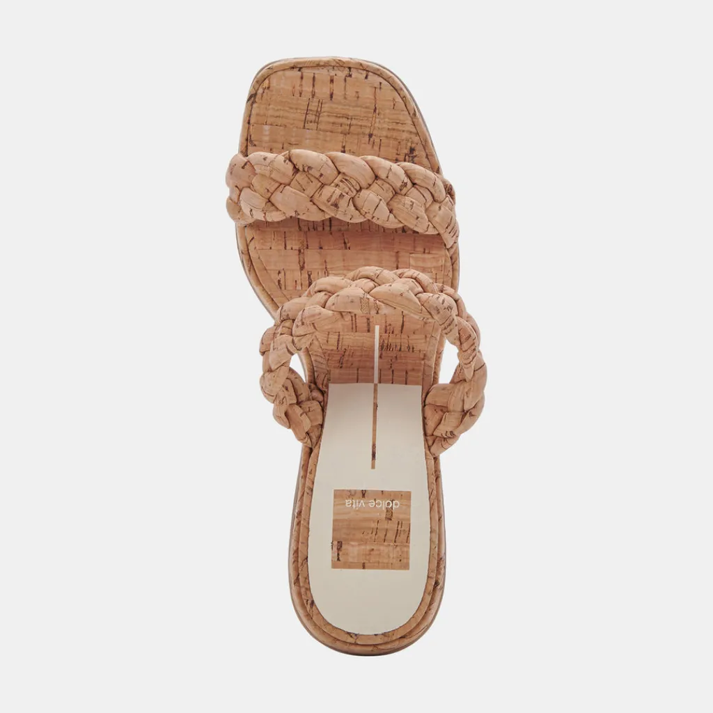 DOLCE VITA Heels*Ronin Sandals Natural Cork