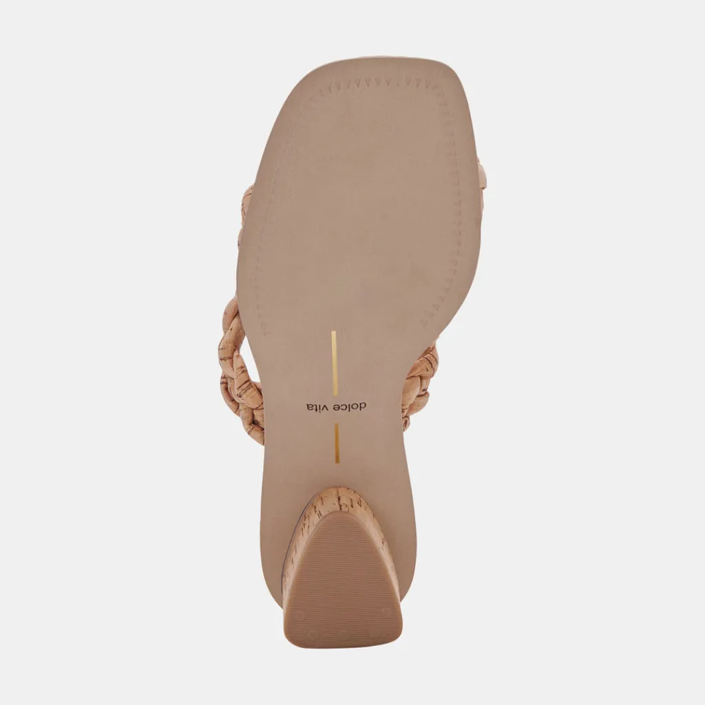 DOLCE VITA Heels*Ronin Sandals Natural Cork