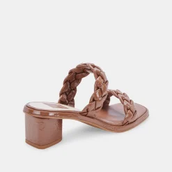 DOLCE VITA Heels*Ronin Sandals Taupe Patent Stella