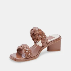DOLCE VITA Heels*Ronin Sandals Taupe Patent Stella