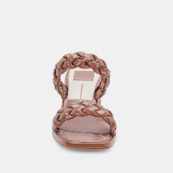 DOLCE VITA Heels*Ronin Sandals Taupe Patent Stella