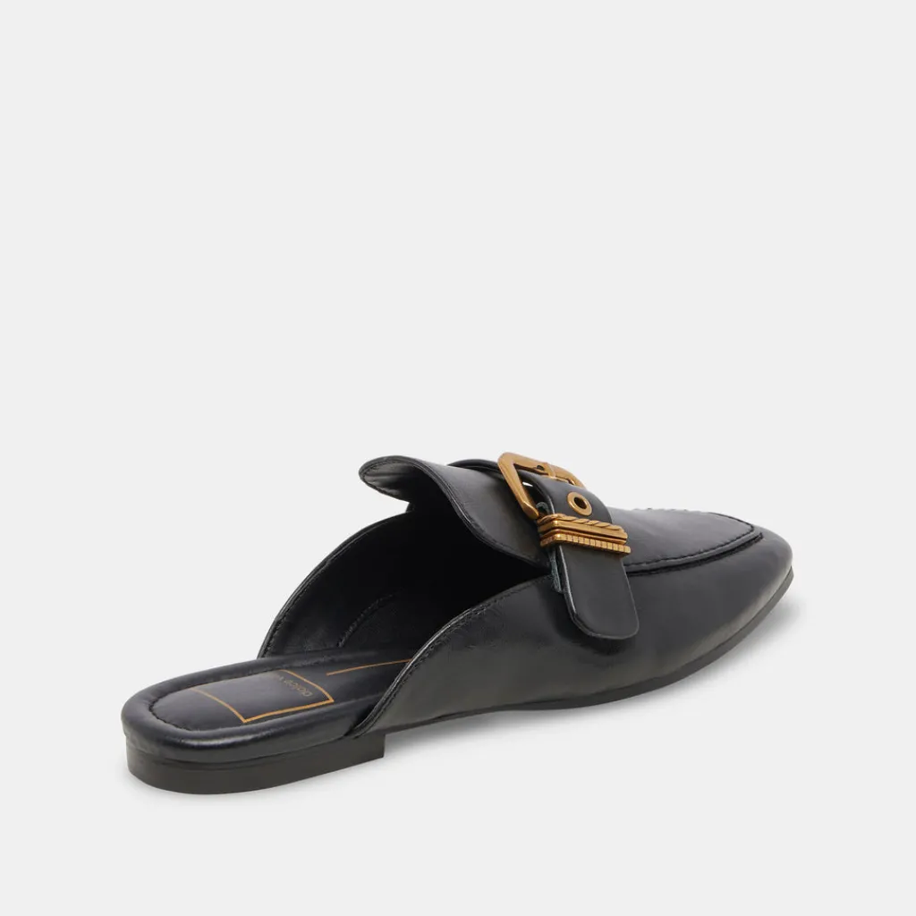 DOLCE VITA Mules & Clogs*Santel Flats Black Leather