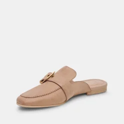 DOLCE VITA Mules & Clogs*Santel Flats Taupe Leather