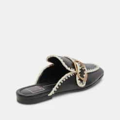 DOLCE VITA Flats & Loafers*Santel Stitch Flats Black Leather