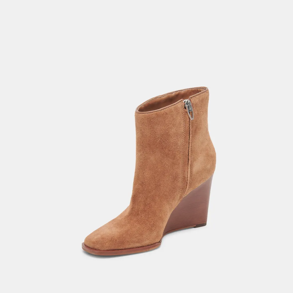 DOLCE VITA Boots & Booties*Susann Wide Booties Chestnut Suede