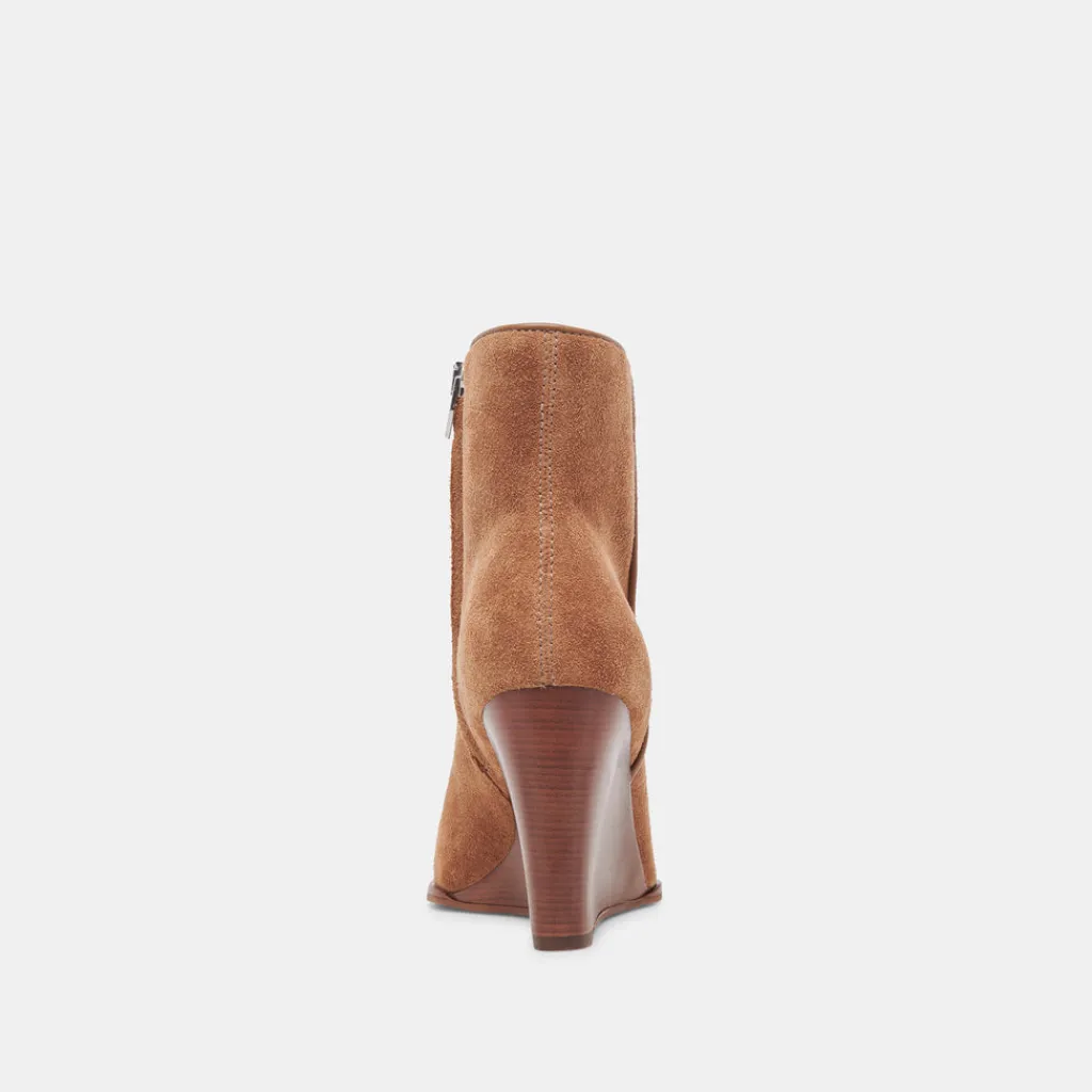 DOLCE VITA Boots & Booties*Susann Wide Booties Chestnut Suede