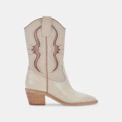 DOLCE VITA Boots & Booties*Suzzy Boots Sand Embossed Leather
