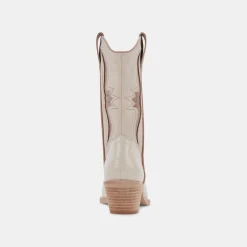 DOLCE VITA Boots & Booties*Suzzy Boots Sand Embossed Leather
