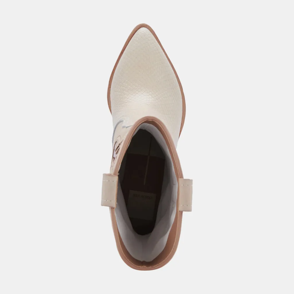 DOLCE VITA Boots & Booties*Suzzy Boots Sand Embossed Leather
