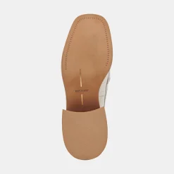 DOLCE VITA Flats & Loafers*Talie Loafers Ivory Embossed Leather